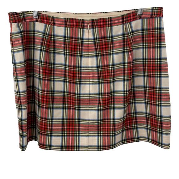 NWT J. Crew 18 Natasha Skirt In Snowy Stewart Tartan Plaid BM885 Holiday - Picture 8 of 8